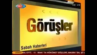 TRT 1 Sabah Haberleri 