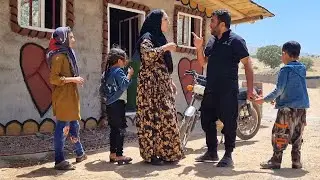 Sadiq's return to Elham to return her children and Elham's opposition to her