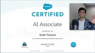 Salesforce #AI Associate #certification  exam  review, some resources + (course pending)