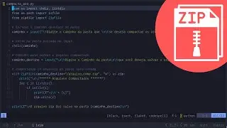 Python - Compactando arquivos de uma pasta e salvando em outra