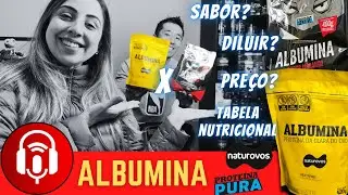 Albumina Naturovos x Proteína Pura | Qual é o melhor Egg Protein? Análise de Sabor, Preço e Diluir