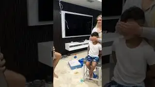 mom and dad surprise son on his birthday #shorts