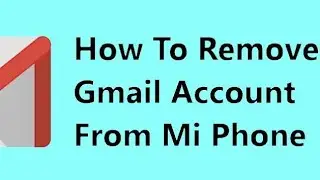 How to remove our email account in redmi