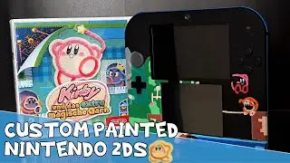 Kirby's Extra Epic Yarn - Custom Painted Nintendo 2DS