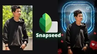 Instagram  background effect with Snapseed