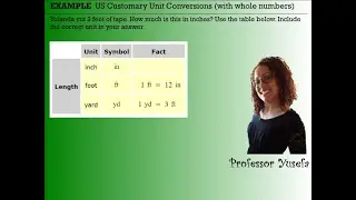 US Customary Unit Conversions with whole numbers