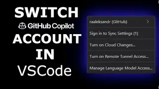 How to change GitHub Copilot account in VSCode (Easy Guide)