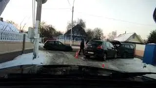 Полоцк. ДТП. Улица Азина. 23 января 2022