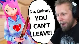"Later bozo" - Quin Plays AI Yandere Girlfriend Simulator