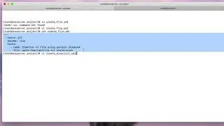 Create file and directory using ansible playbook