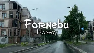 Driving in Fornebu (Fornebu peninsula) #norway #fornebu