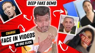 Deep Fakes are Just One Click Away Now. We can change face in videos with just one photo.