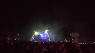 Andy C at Arcadia, Glastonbury on 25/6/16
