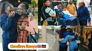 EMOTIONAL AIRPORT GOODBYE TO MY FAMILY & FRIENDS🥺RELOCATING TO UK🇬🇧
