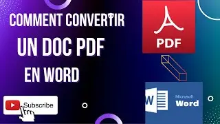 Convertir un document Pdf en Word avec MS Word: Sans Logiciel