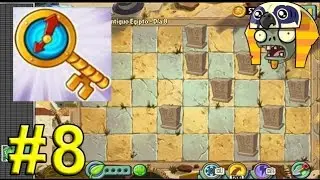 Plants vs zombies 2, Antiguo Egipto día 8 - Consigue la LLAVE