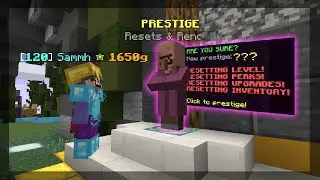 my FINAL prestige in the hypixel pit...