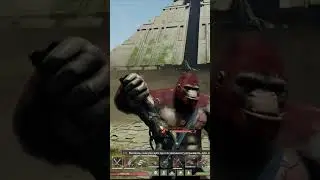 Босс алмазная обезьяна рока #soulmask #игры #gaming #боссы #приколывиграх