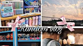 فلوق عشوائي 🌷🥹.ميني سوو🤏🏻🎀/اول فلوق بالقناه 🤏🏻:طلعات بسيطه 💅