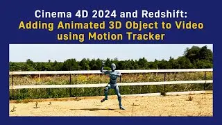 Cinema 4D: Adding 3D Object to Video with Motion Tracker