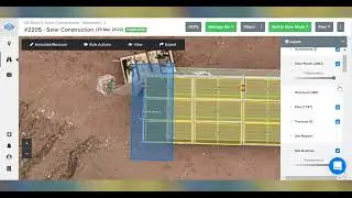 מעקבי בנייה לאתרים סולאריים בפלטפורמת SITEMARK - סרטון 8 - התקדמות הפאנלים, סטייה מהתכנון וסחף קרקע