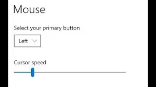 One Minute Windows 10 Basics  -  Mouse Cursor Speed  - NO BS