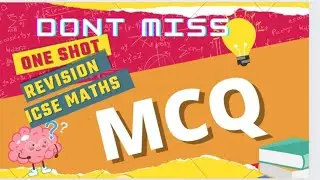 icse maths , mcq