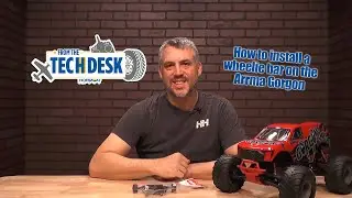 How to install a wheelie bar on the Arrma Gorgon