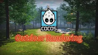 Outdoor 3D game scene rendering using Cocos Creator