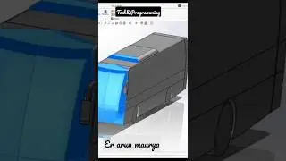 3D bus design in solidworks 
