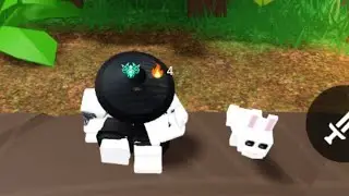new Easter Bunny Emote in roblox bedwars