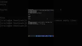 How To Remove || Empty Lines || From Files Using || Grep Command || ? |  @kayyum698