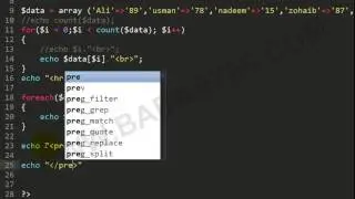 Php Class 18 - Foreach loop for array and associative array in Urdu