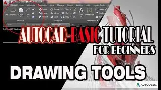 AUTOCAD - DRAW A LINE, POLYLINE, RECTANGLE, CIRCLE, ARC AND ELIPSE