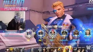 Overwatch xQc speaks gibberish with Moxy again
