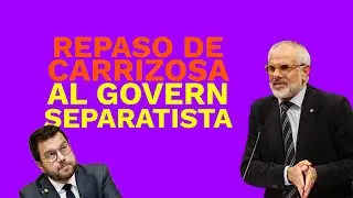 Repaso de Carrizosa al Govern separatista   #catalunya #gobierno #sequía #educación #pobreza