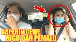 PRANK TAXI ONLINE !! BAPERIN CEWE LUGU SAMPAI TERSIPU MALU