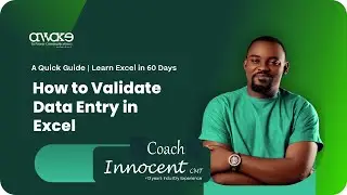 Day 8: How to add Data Validation for Error Free Data Entry