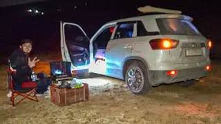 Winter car CAMPING in -10 DEGREES | Camping in India 🥶✨