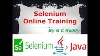 Selenium Online Training by G C Reddy | Java Programming | TestNG | Automation Framework | Project |