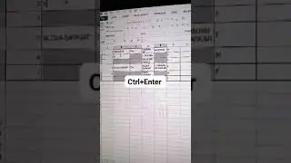 Excel Tips || Entering Same data in Blank Cell || #RABIUL #ISLAM #Official