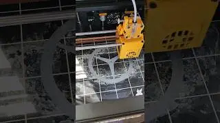 Печатаю на 3д принтере эмблему Mercedes