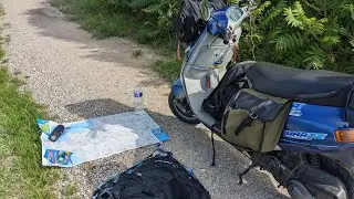 Heimfahrt Teil 4 - Roller Tour 2024 Piaggio Quartz Mofa
