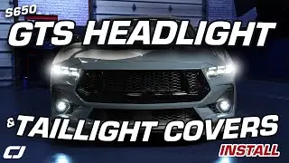 Revamp Your 2024-2025 Mustang In Minutes with GTS Headlight and Taillight Covers!