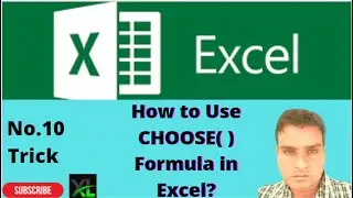 How to Use Choose Formula in Excel?