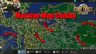 Huge Map Combo 1.53 Euro Truck Simulator 2 Africa, Jakarta, Kazakhstan and more