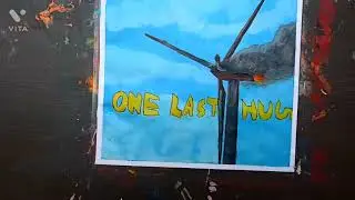 painting of the famous photo one last hug. 🤗#video #tutorial #new .