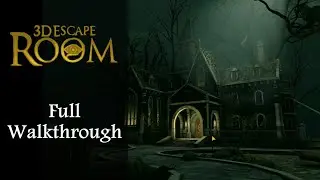 3D Escape Room, Mystic Manor, Full Walkthrough
