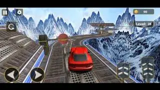 Impossible car stunt game video|HARD LEVEL 28 | Android GamePlay