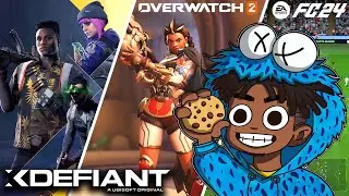🔴 LIVE XDEFIANT (NEW HERO SHOOTER) 🔥 OVERWATCH 2, FIFA 24 & MORE GAMES